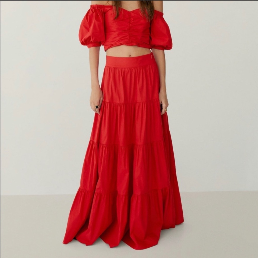 Mango maxi skirt and top set.